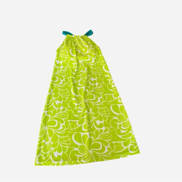 Athleta Kokomo Halter Swim Sport Dress XXS Green Floral Print Bra Insert - Picture 8 of 16